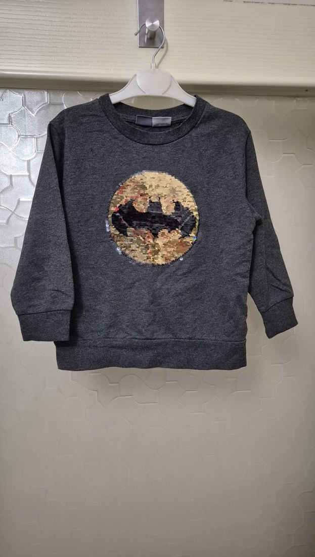 Lcw 3-4 yaş çift yönlü payetli Erkek Çocuk Uzun Kollu Sweatshirt - Görsel 4