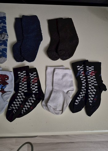 14 çift Gri Erkek Çorap Seti - Görsel 4