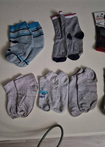 14 çift Gri Erkek Çorap Seti - Görsel 2