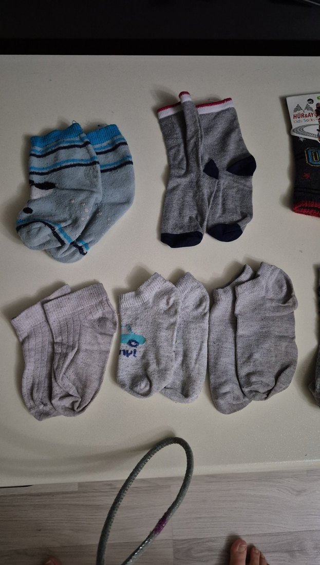 14 çift Gri Erkek Çorap Seti - Görsel 2