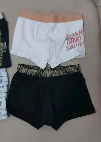 24-36 Ay Beden Çocuk Boxer Seti 4'lü Renkli Desenli