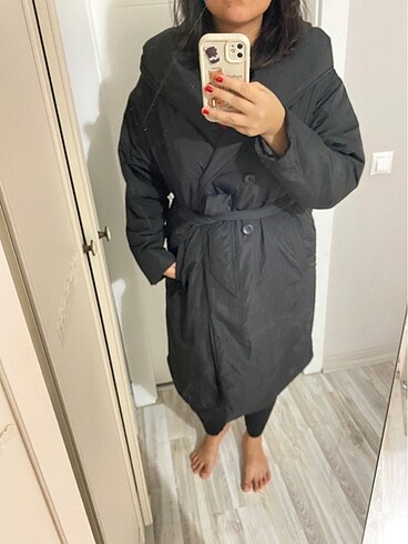m Beden Zara şişme mont