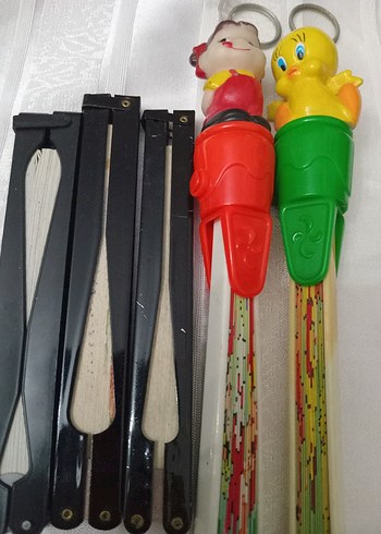 Renkli Katlanabilir El Yelpazesi Seti - Görsel 6