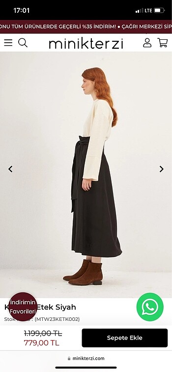 Minik Terzi Uzun Etek - Görsel 5