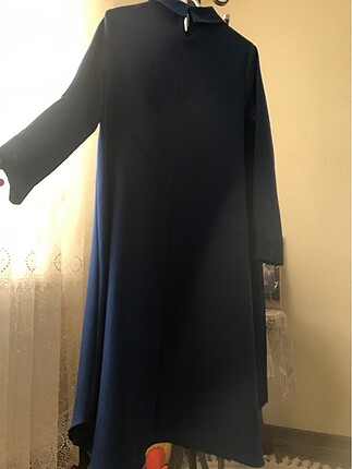 Aldayy L/XL uyumlu Saks rengi Uzun tunik