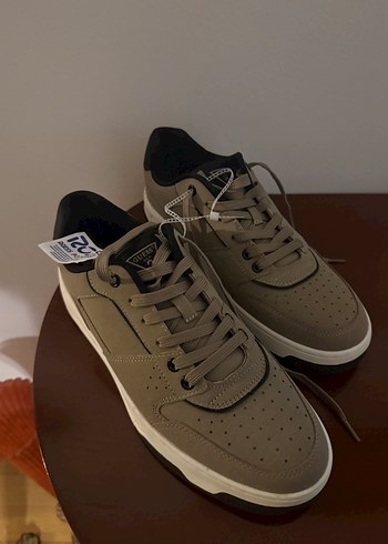 Lacivert Detaylı Kahverengi Erkek Spor Ayakkabı - Görsel 6