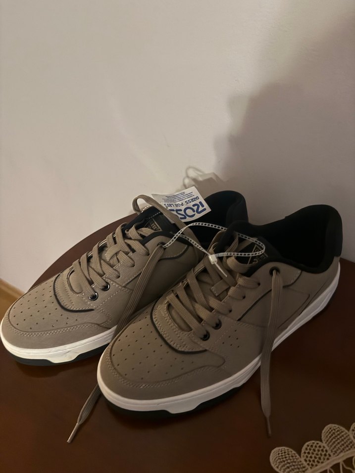 Lacivert Detaylı Kahverengi Erkek Spor Ayakkabı - Görsel 4