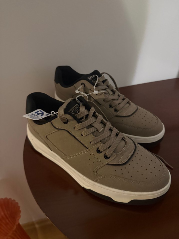 Lacivert Detaylı Kahverengi Erkek Spor Ayakkabı - Görsel 3