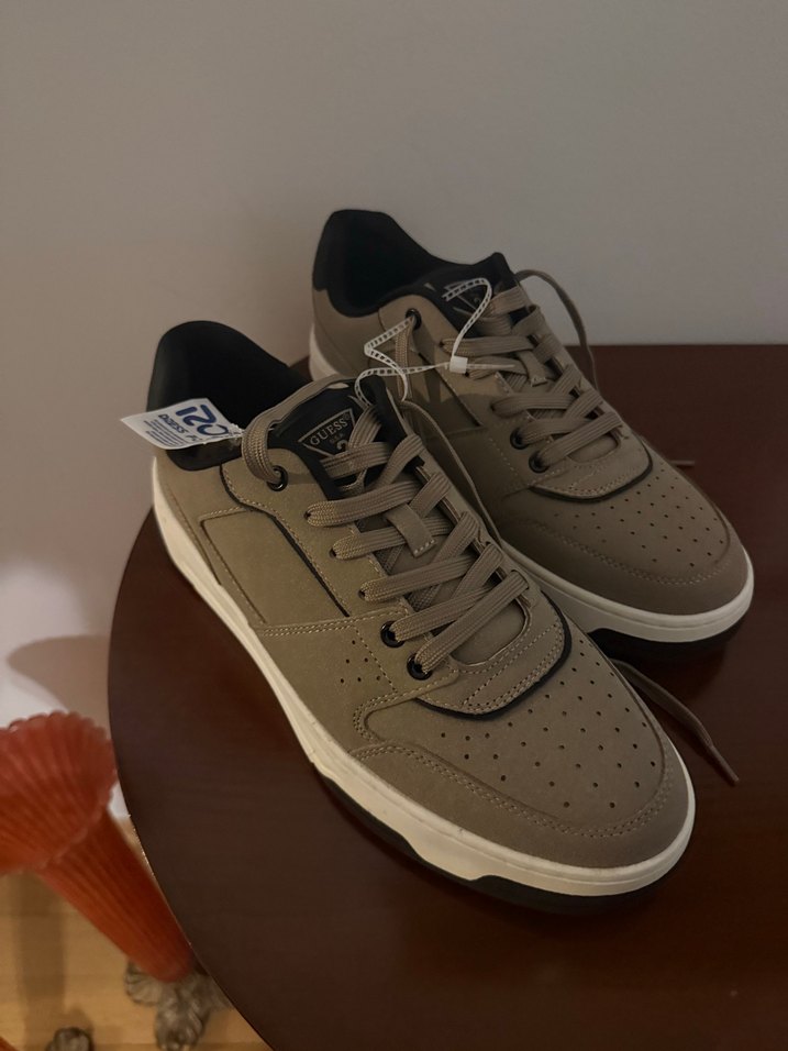 Lacivert Detaylı Kahverengi Erkek Spor Ayakkabı - Görsel 2