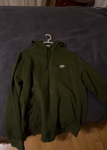 Erkek Haki Fermuarlı Sweatshirt - Görsel 5