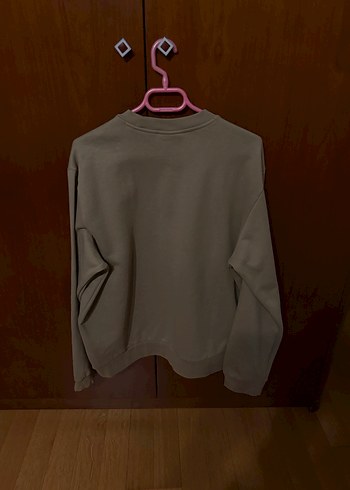 Bej Erkek Oversize Sweatshirt - Görsel 4