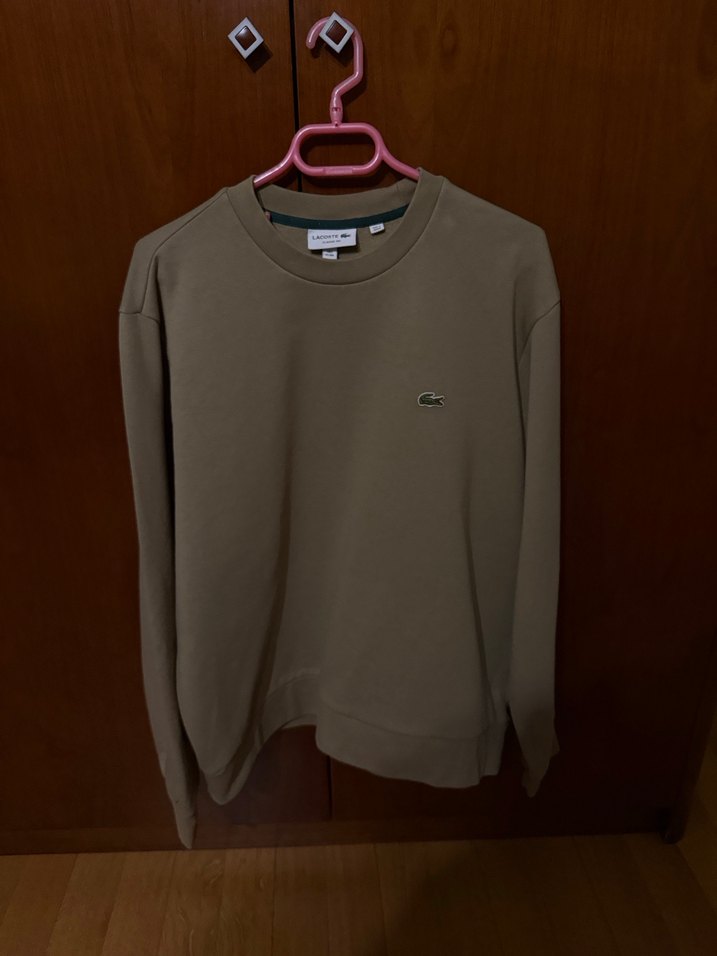 Bej Erkek Oversize Sweatshirt - Görsel 5