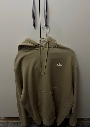 Bej Kadın Kapüşonlu Sweatshirt - Görsel 2