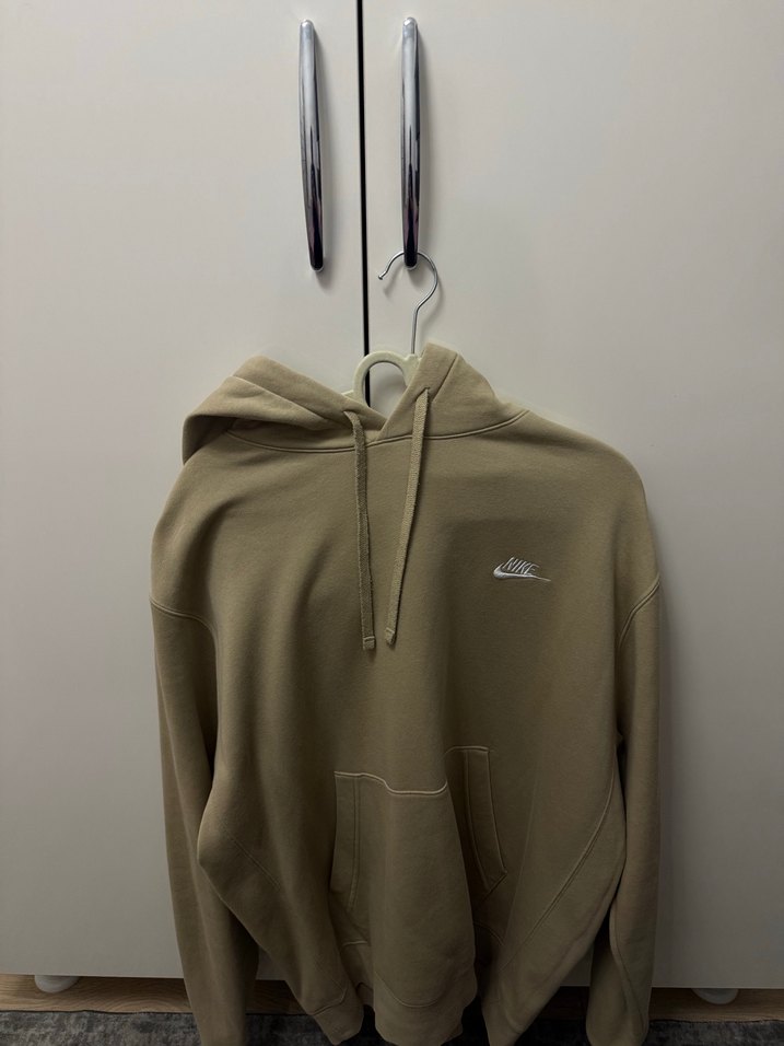 Bej Kadın Kapüşonlu Sweatshirt - Görsel 5