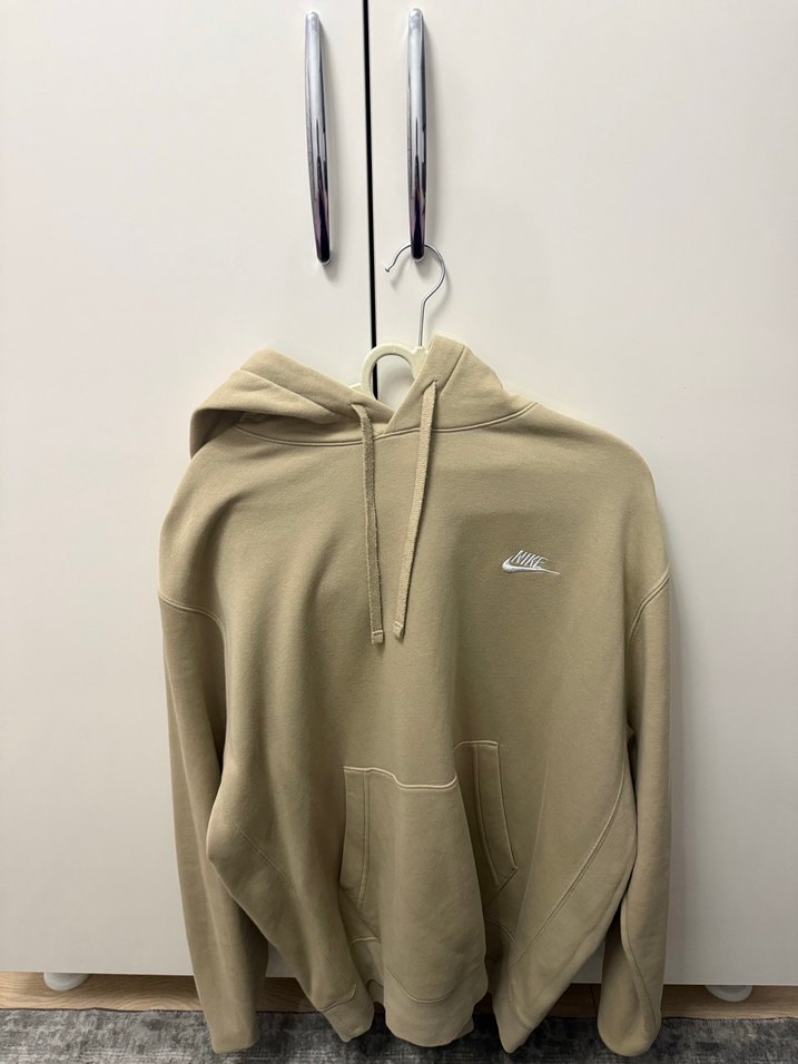 Bej Kadın Kapüşonlu Sweatshirt - Görsel 3