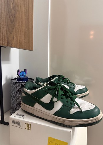 Yeşil Beyaz NİKE DUNK Ayakkabı - Görsel 7