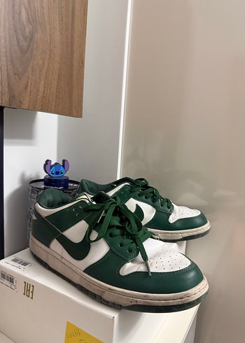 Yeşil Beyaz NİKE DUNK Ayakkabı - Görsel 3