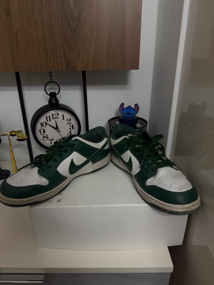 Yeşil Beyaz NİKE DUNK Ayakkabı - Görsel 4