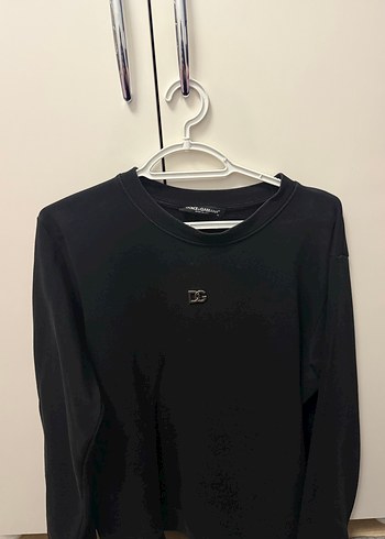 Siyah Erkek Sweatshirt Uzun Kollu DOLCE GABBANA - Görsel 3