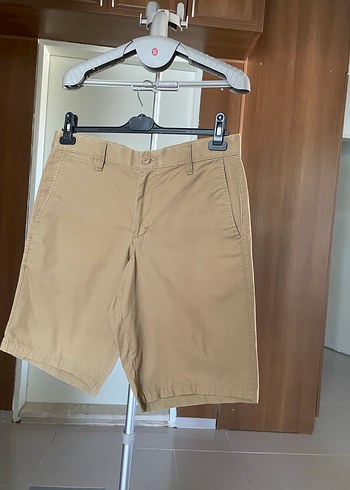 Bej Regular Fit Midi Erkek Şort - Görsel 2