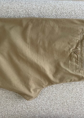 Bej Regular Fit Midi Erkek Şort - Görsel 3