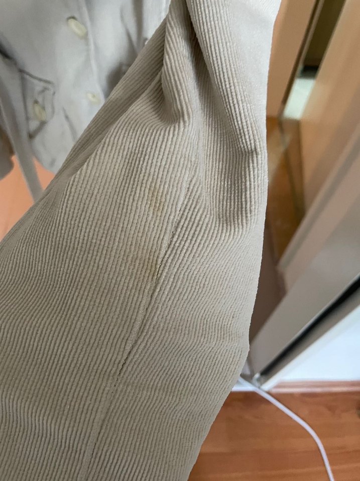 Düğmeli Bej Kadın Ceket - Görsel 5