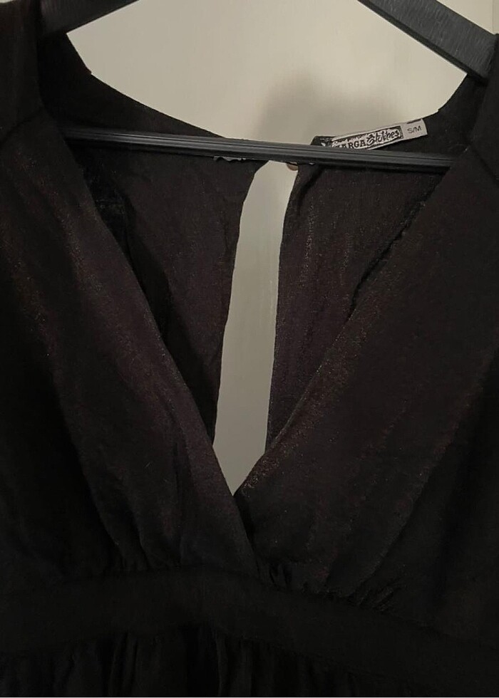 Şık dekolteli bluz - Görsel 4