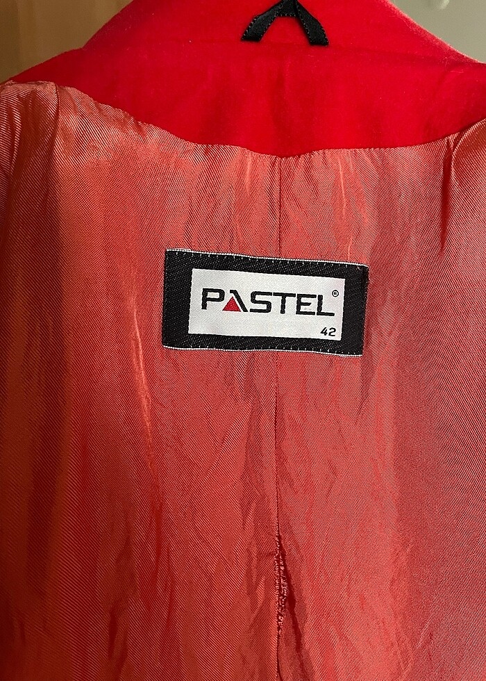 Kaşe kırmızı ceket - Görsel 3