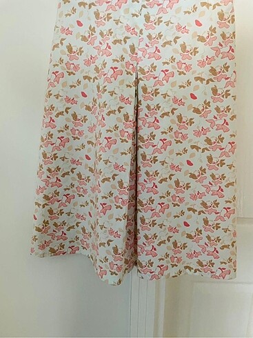 Vintage çiçekli elbise - Görsel 5