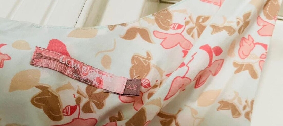 Vintage çiçekli elbise - Görsel 6