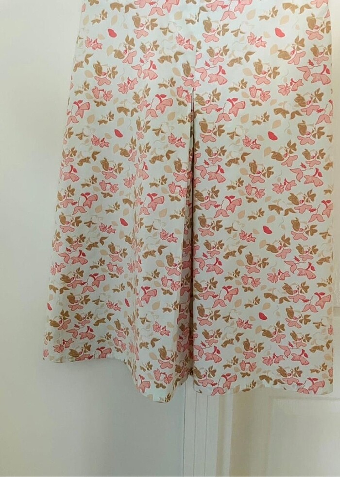 Vintage çiçekli elbise - Görsel 5