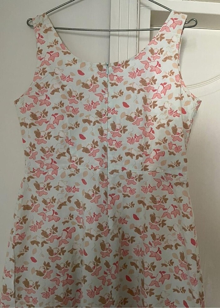 Vintage çiçekli elbise - Görsel 3