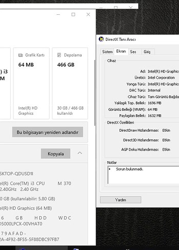 Hp ProBook İ3 İşlemci 6Gb Ram 2Gb Ekran Kartı Tertemiz Laptop - Görsel 9