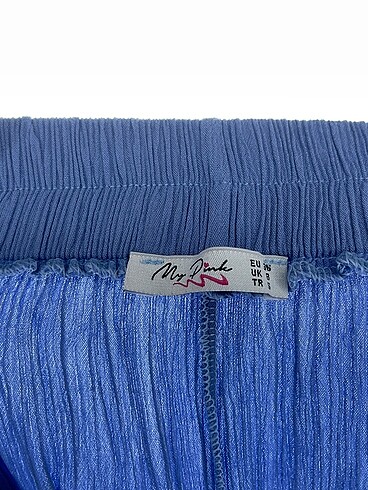 36 Beden mavi Renk PreLoved Midi Etek %70 İndirimli.