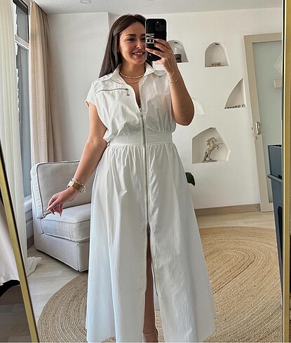 Diğer SON 2 ürün Poplin kumaş elbise
