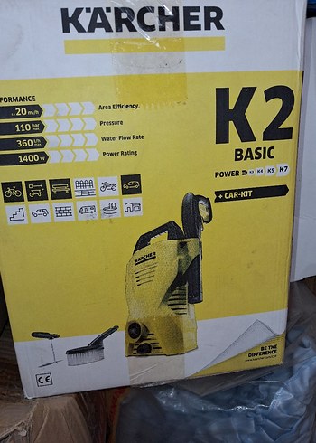 KARCHER K2 Basic Sarı Basınçlı Temizleyici