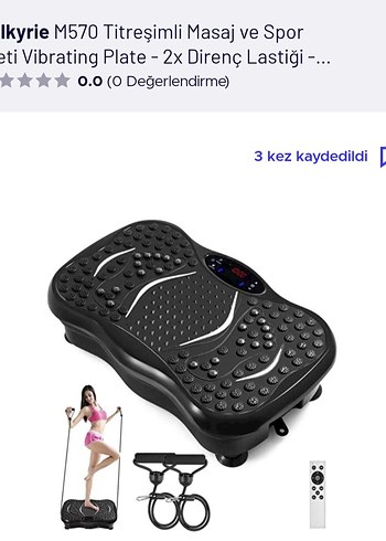 Kyrie M570 Titreşimli Masaj ve Spor Platformu