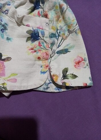 6 Yaş Beden çeşitli Renk Zara kot şort
