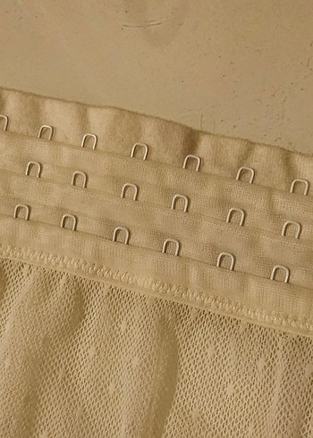 Beyaz Vintage Dantel Bohem Büstiyer/Korse - Görsel 7