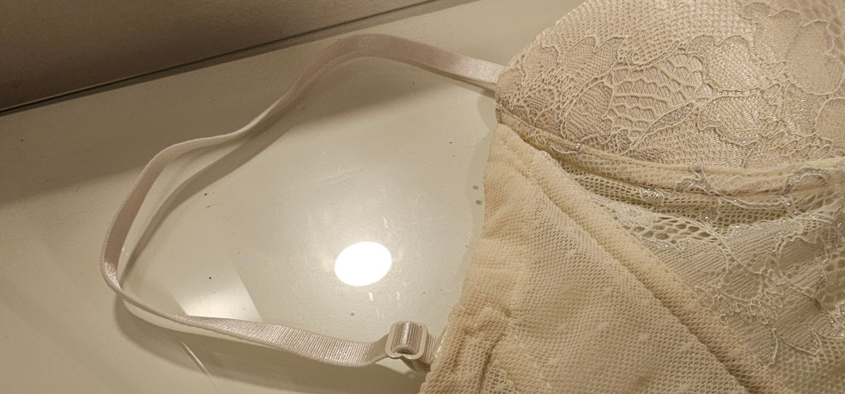 Beyaz Vintage Dantel Bohem Büstiyer/Korse - Görsel 4