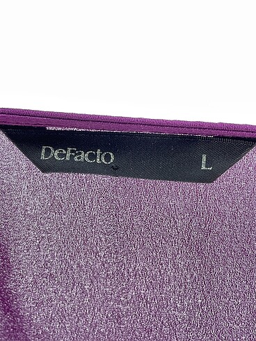 l Beden mor Renk Defacto Bluz %70 İndirimli.