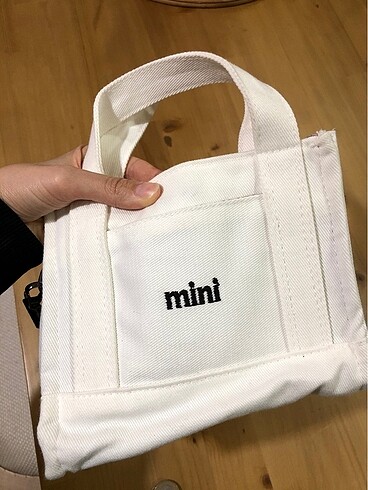 Kanvas mini çanta