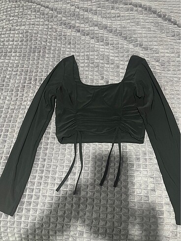 Crop uzun kollu