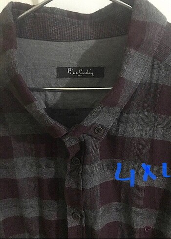 Pierre Cardin Büyük beden Pierre Cardin oduncu Gömlek