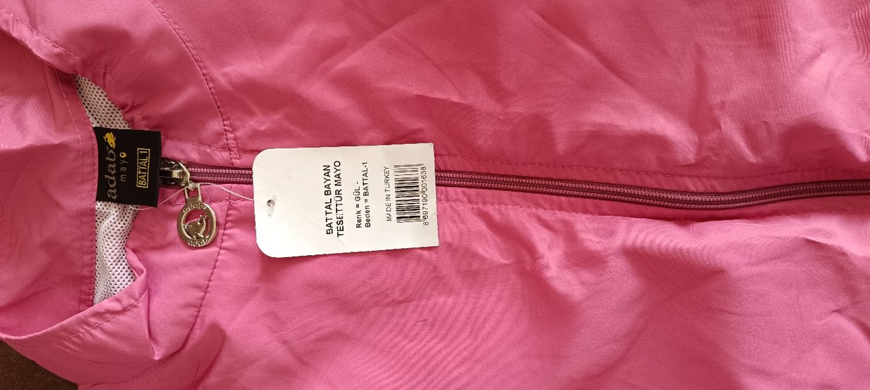 Pembe Fermuarlı Kadın hasema - Görsel 3