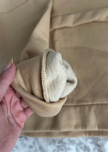 Trendyol & Milla Bej Kapüşonlu Rahat Kesim Sweatshirt