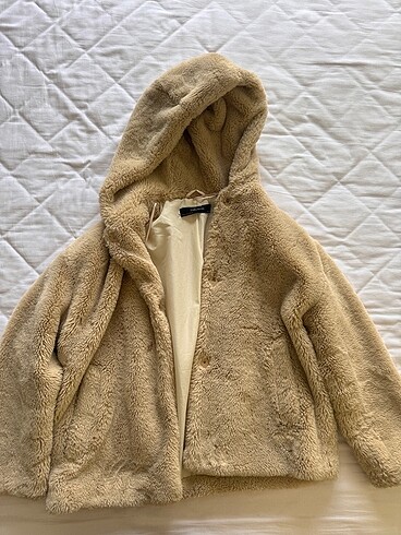 Zara Zara model kapüşonlu kürk