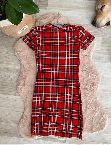 H&M Ekose elbise