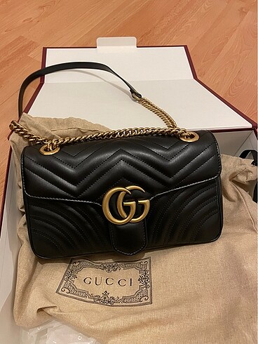 orjinal gucci marmont çanta sıfır kutuda kullanılmadı