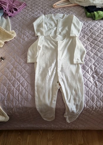 Bebek Beyaz uzun kollu Mother care marka - Görsel 5